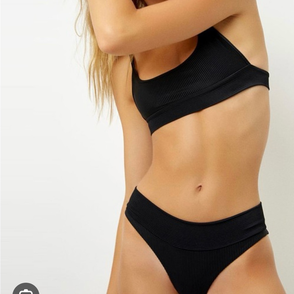 Frankie’s Bikinis Gavin Ribbed bathing suit